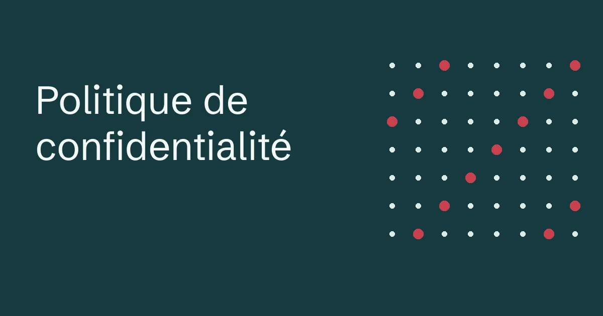 Politique de confidentialité