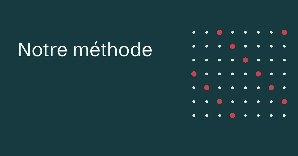 Notre méthode